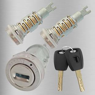 适用于菲亚特全点车锁汽车菲亚特菲亚特长火锁长门锁钥芯2把匙配