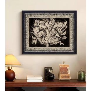 向阳而生挂》法式中古风众客厅装饰画小复古B-544术艺高级感玄关