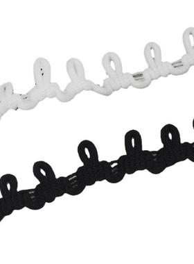 厂家直扣销弹力领袢扣汉服旗袍衣纽扣涤纶领子扣毛YVT领盘扣可染