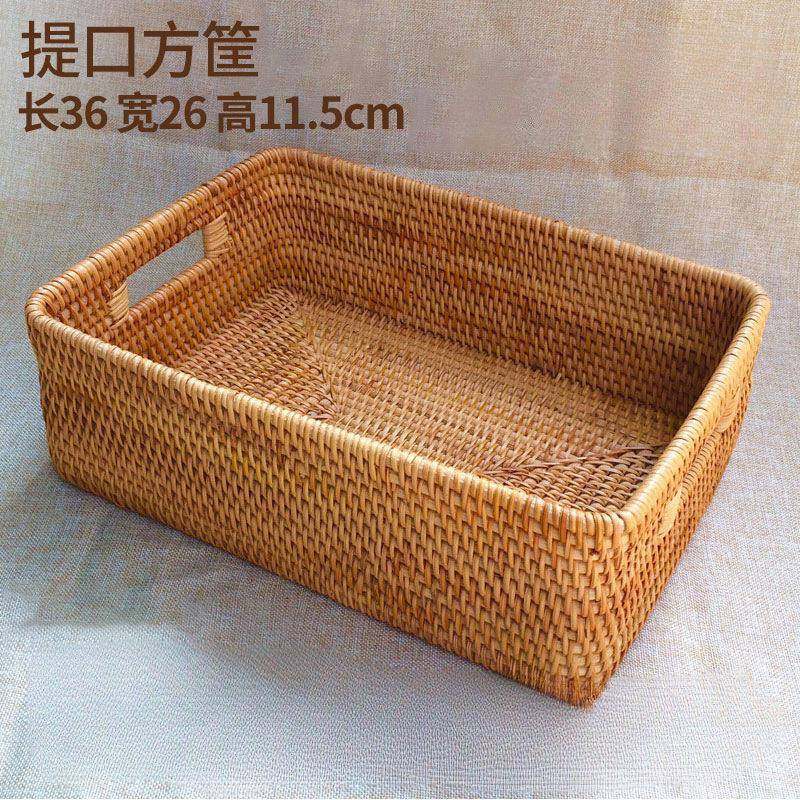 越南藤编收纳筐桌茶几水果零食MUO手编织理收纳篮子工储物整面陈,收纳整理,脏衣篮,淘宝优惠券,粉丝福利购,淘宝优惠卷