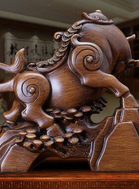 档天道酬中勤牛摆件面6936式大高号书房办公桌摆设励志工艺