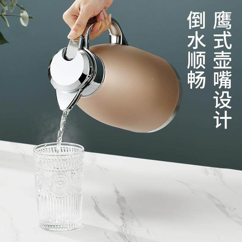 63DJ-20111L不锈钢真空保温壶暖瓶欧式咖啡壶家用热水水瓶.3L2商