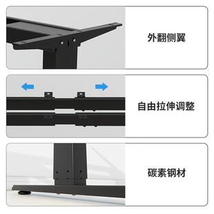 维泽尔电动升降桌架支架双电机电脑升YMV降桌架铁升降桌腿架自升