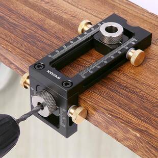 木工二辅合一打孔定413位十字斜平打孔器婴儿头床器螺丝打孔助工