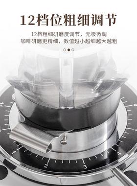 咖商咖啡磨意豆机A80咖啡店专业式定量直出啡Q18PNK咖用啡研磨机