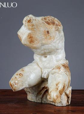 塑包邮古人身物雕家居摆件8000-113客厅玄关样复板间装饰半摆件