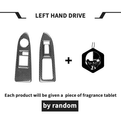 适用道奇挑战者Challenger08-14款碳纤维升降贴汽车内饰改装配件