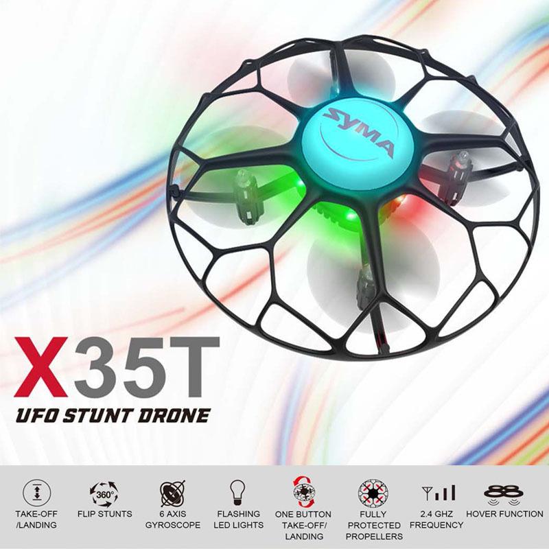 司马X35T掌上迷你飞行器定高特技飞行翻滚绚丽灯光UFO电遥控飞机