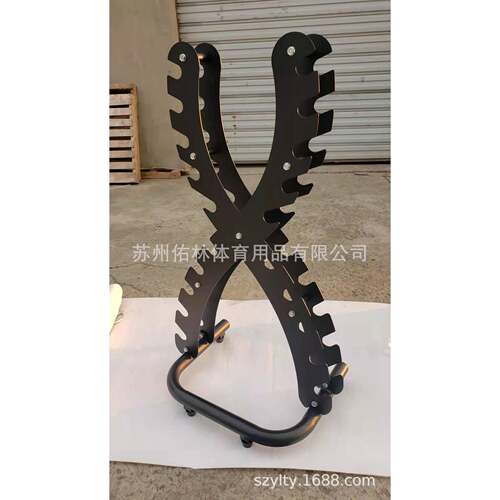 白色X型电镀小哑铃架纯钢哑铃架健身房私教工作室家用女士小哑铃