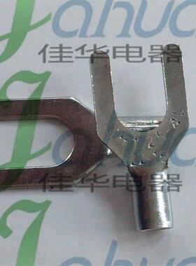 SNB1.25-4L裸端头冷压接线端子叉形接头紫铜