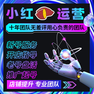 小红薯运营推广品牌策划服务营销指导合作内容定制账号托管打造