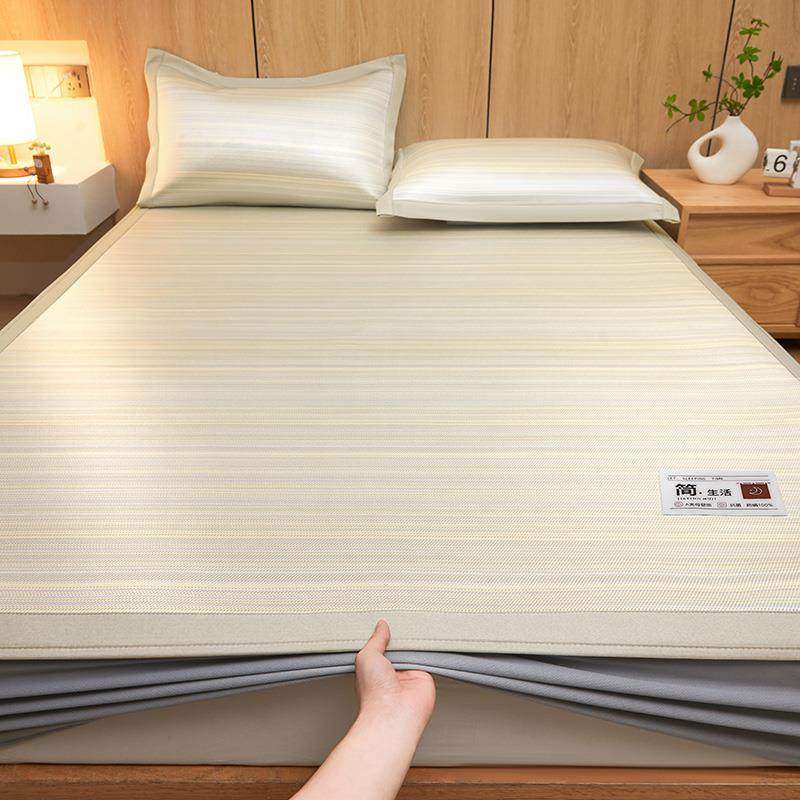 类5婴儿可用A冰丝藤席202子新款夏季凉席草席夏天78120617床笠款,床上用品,冰丝席,淘宝优惠券,粉丝福利购,淘宝优惠卷