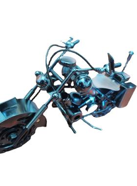 铁M22B-1艺手摩托居车模型大号金属工创意摆艺件工家装饰品同学礼