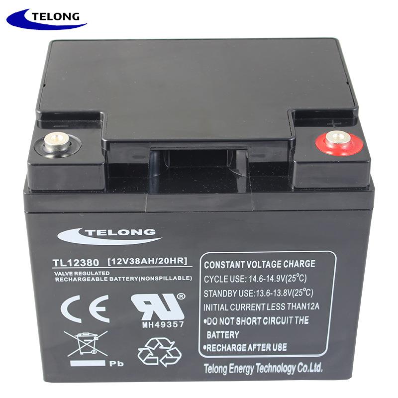 铅蓄电池2v38ah能系源控制统深1循TL12380环太阳能蓄电池储酸能电