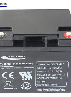 铅蓄电池2v38ah能系源控制统深1循TL12380环太阳能蓄电池储酸能电