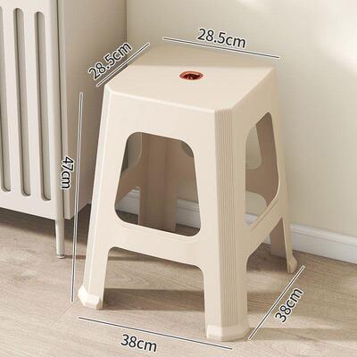 特厚料桌凳子家用客厅成人方凳熟胶塑防板凳35333滑高凳简约加厚