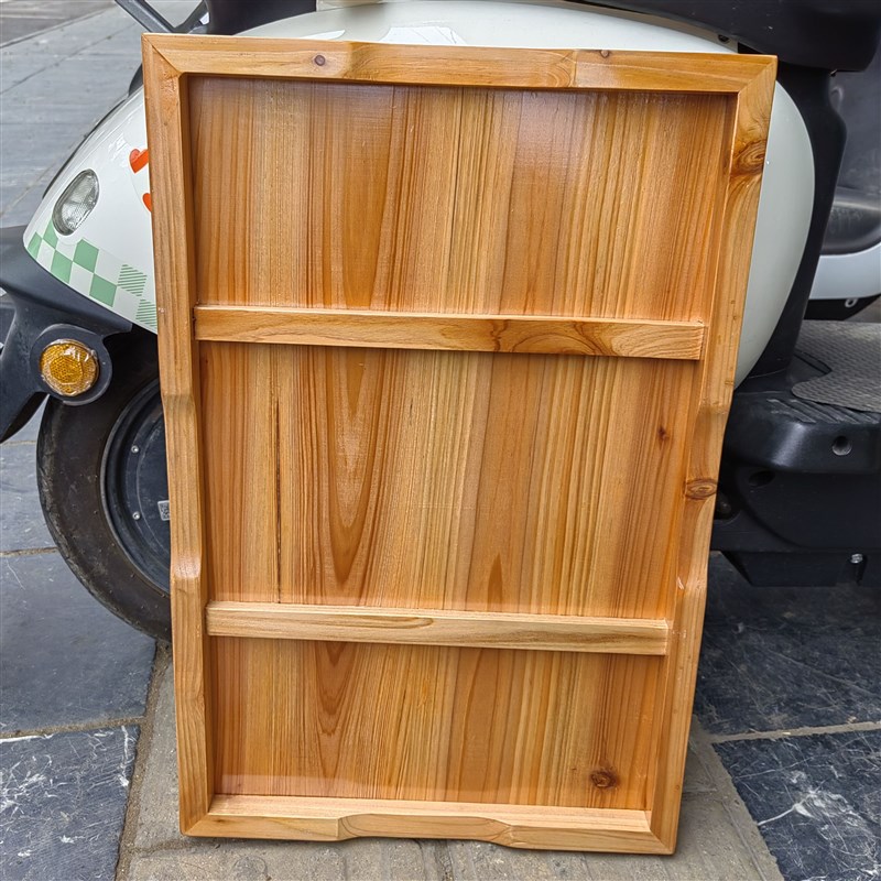 木香杉木农村榫卯酒席托盘托手z托菜茶盘结婚上菜木制品家用端菜