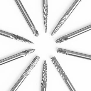 33合金磨头金属抛光木根雕 FC3 磨硬质合金旋转锉装 刻钨钢套铣刀3