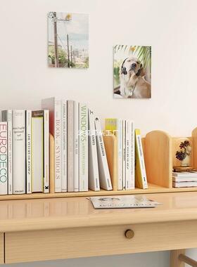 小书架公桌简易书立架桌收纳架物架桌书面69212书架飘窗书架全办