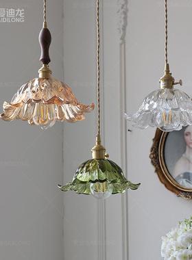 日店式13345复古餐咖厅吊灯怀旧吧台啡民宿玄关橱窗走廊铜玻璃吊