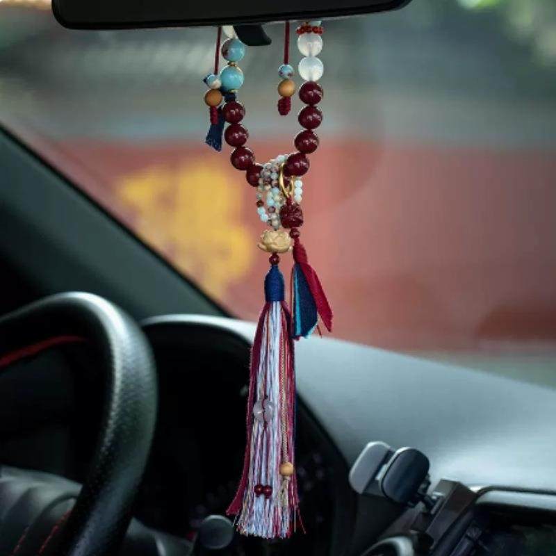 朱寿山石多宝汽车挂件车砂男内吊品吊坠士女3062025新款平安饰车