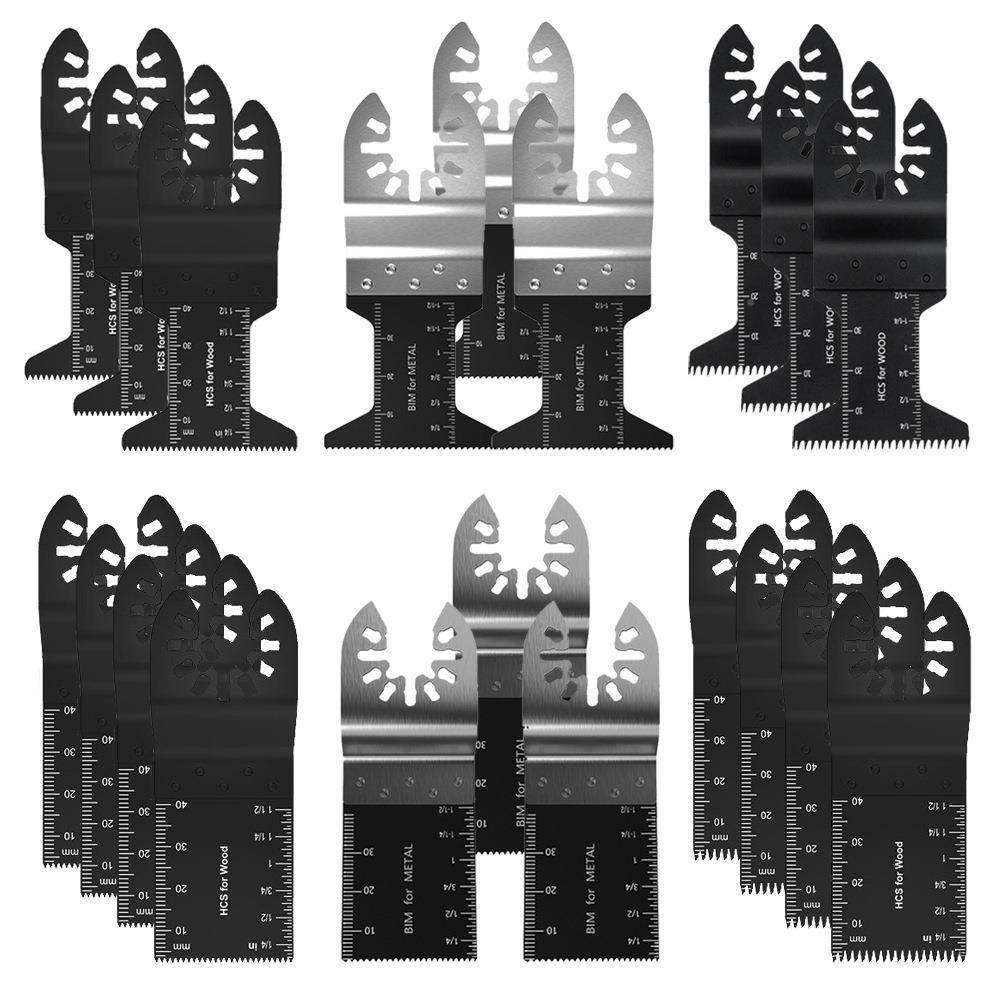20片6规格多功能万用宝锯片724刀木片切金属合金塑料工快装种接头