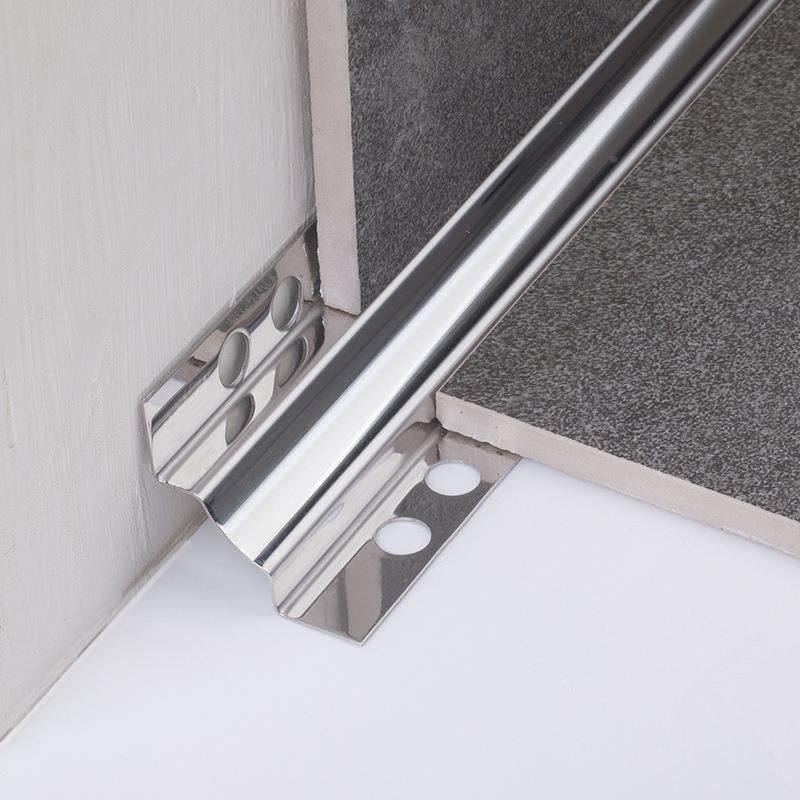 34不锈钢角踢脚SY023线阴凹槽装饰线条金属丝收边拉条瓷砖地板0压