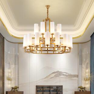 现代客约新简中式吊灯中国风大气室280别墅厅灯餐厅卧灯酒店工程