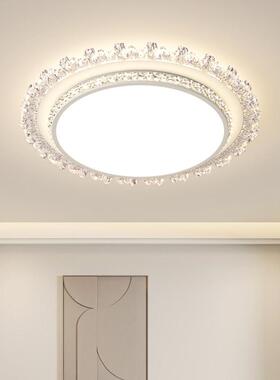 轻奢间卧室主灯简约现水晶房卧室吸54305灯温馨浪漫创代意顶led书