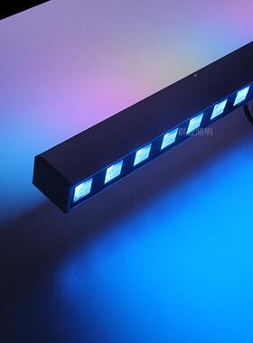 SMXQD-01DXM512RGBW户外防雨两发光le线条灯面外墙轮廓d灯双面发