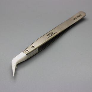 卫斯尖特温头弯头陶瓷镊子耐高耐WTS-71/7酸碱工具套锈装绝缘ESD