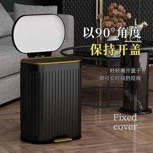 12L椭音圆MD-F1-12垃圾桶复古双桶脚静酒店旅馆厅餐厅办公室客厨