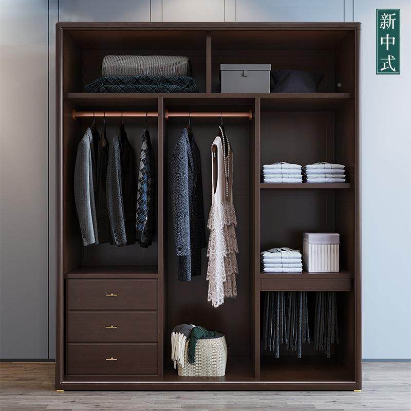 现代简约实木移门柜新中衣衣柜简约经济型式卧室VCT大空间衣柜,电子元器件市场,其它元器件,淘宝优惠券,粉丝福利购,淘宝优惠卷