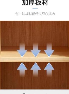 床头主储物柜出租屋卧室FUU简易落地收柜纳柜出边租房卧用床柜一