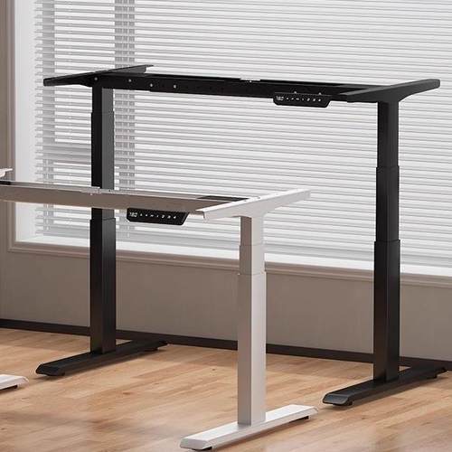 智能电桌动升桌腿电脑桌隐藏双电机三节壁桌脚114支架降书竞电工