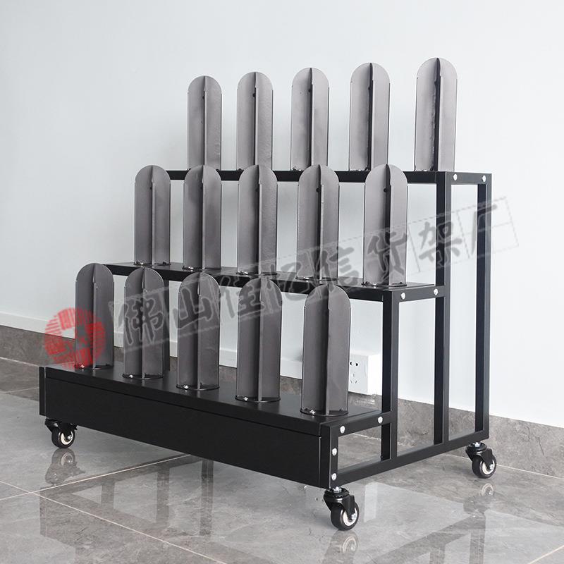 汽车改色膜展架示太膜阳展架隐形三车衣货A架层阶梯式带轮子可推