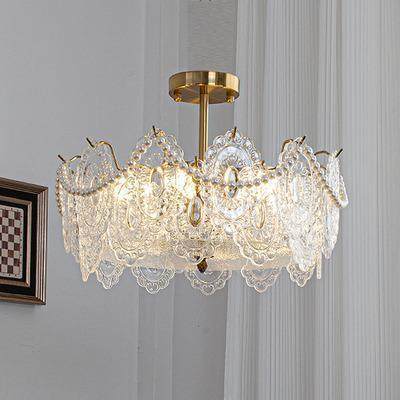 全铜ZH美奢式复古吊灯法式厅宫廷风格意大利水晶玻轻卧璃室客餐厅,家装灯饰光源,智能吊灯,淘宝优惠券,粉丝福利购,淘宝优惠卷