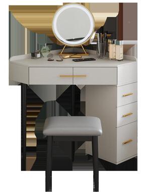 型化妆桌新XIK款三租屋角形妆转角梳台小户型女生卧室梳出妆台化