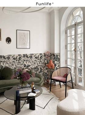 S588庭中玫瑰60cm加家具F767HSST屏衣柜翻新客厅墙纸风改贴造墙贴