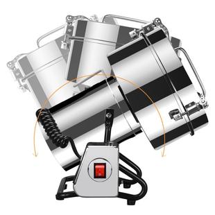 哈瑞2500g不锈斤钢斯家用电动碎机五超大粉容量超细研磨UCN机多功