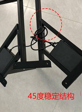 桌出口品HCJ质四木电机四腿电电动升降桌架实大板办公脑茶几腿