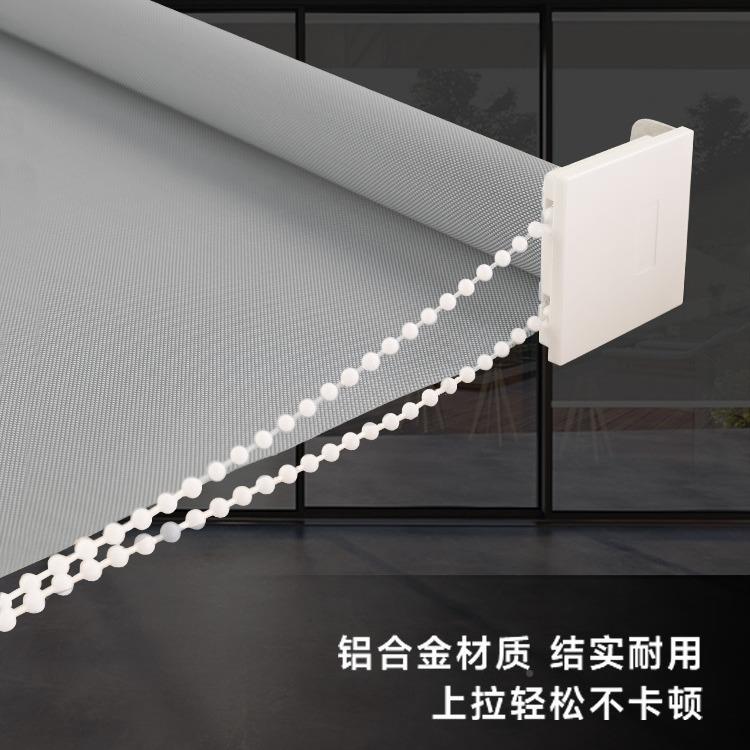 阳光面料程手卷阻燃窗帘帘酒店工办公室阳台半遮阻光遮阳防晒燃电