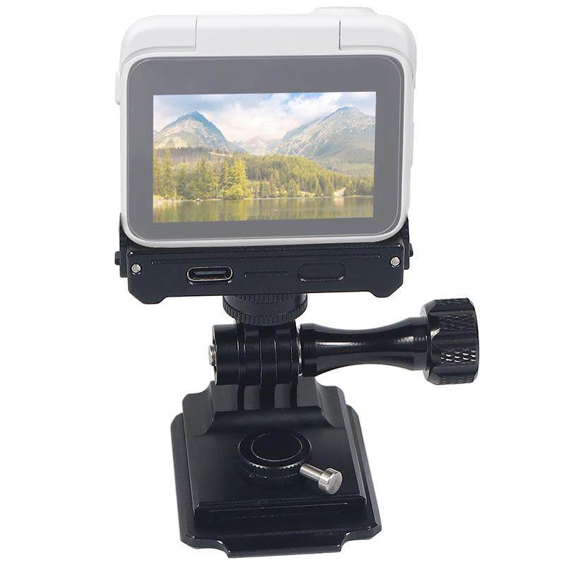 适用影石Insta360GO适用Inst3/GO3S指相磁吸机快拇支架1/4孔充电