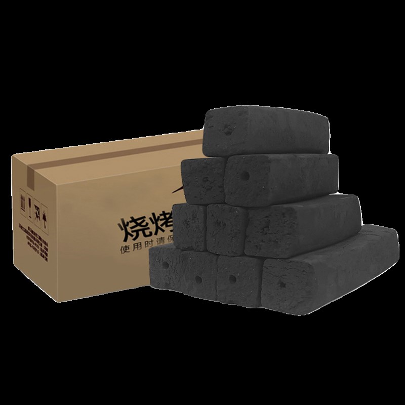木炭烧烤炭家e用无烟取暖机制果木碳户外耐烧竹炭烤火速燃炭烧栲