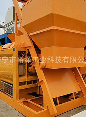 建筑工地强制式凝土拌JS1000机JS000混水泥1石子双搅卧轴搅拌设备