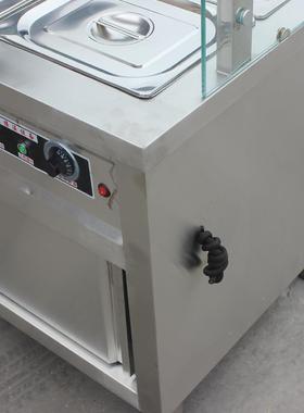 打菜热菜售饭台不锈钢温餐车餐保温台商用防HBWT3保干烧堂食保温