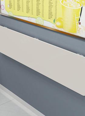 茶店台吧餐桌靠墙壁挂式折叠桌家用长YTQ条窄桌子餐厅厨房吃桌奶