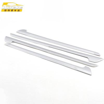适用于17-2款CR内门边饰1条CR车门边电V镀防刮76850擦蹭亮条V改装