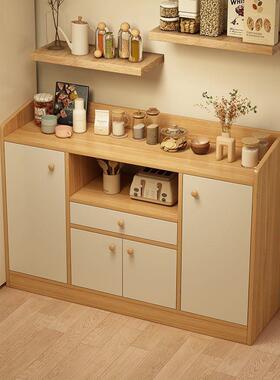 边柜子客厅餐收纳柜置柜家用靠墙一体茶水储FSJ物柜简柜物易厨房