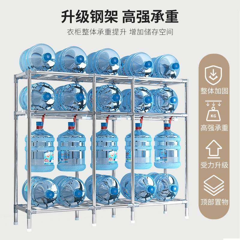 用简合金易衣柜家用卧室布衣出柜租房结实耐用组装全钢架加厚加衣